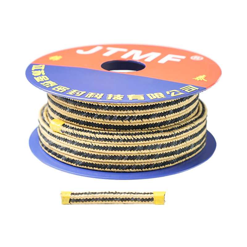 Fat Cord Graphite Aramid Fiber Zebra Braided Gland Packing